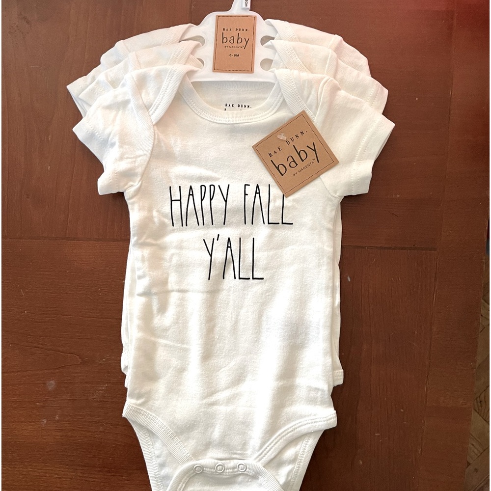 Rae Dunn Onesies Set of 3